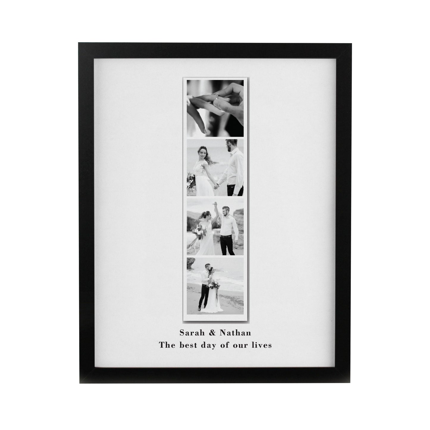 Personalised Photo Strip Framed Prints: 8 - Framed Prints By Gift Moments