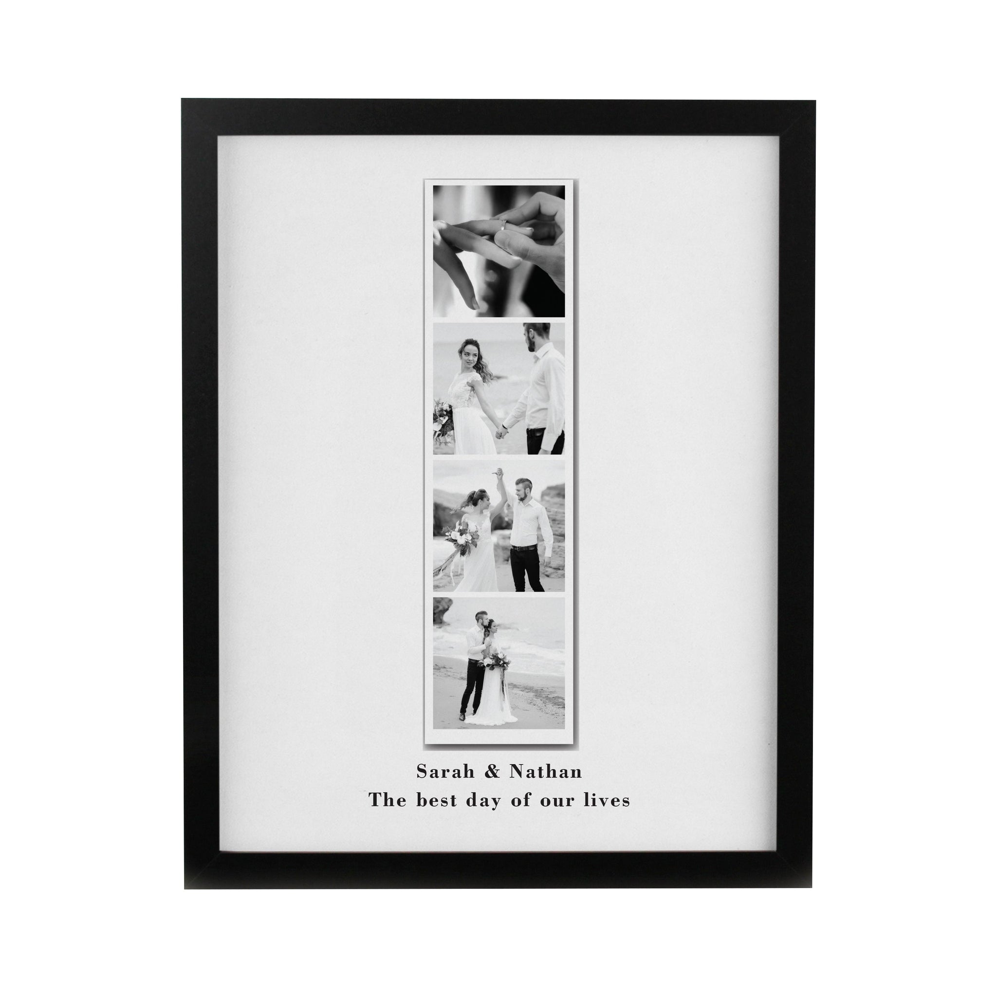 Personalised Photo Strip Framed Prints: 8 - Framed Prints By Gift Moments