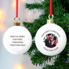 Personalised Photo Upload Bauble - Shop Christmas Baubles At Gift Moments - 1