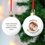 Personalised Photo Upload Bauble - Shop Christmas Baubles At Gift Moments - 3