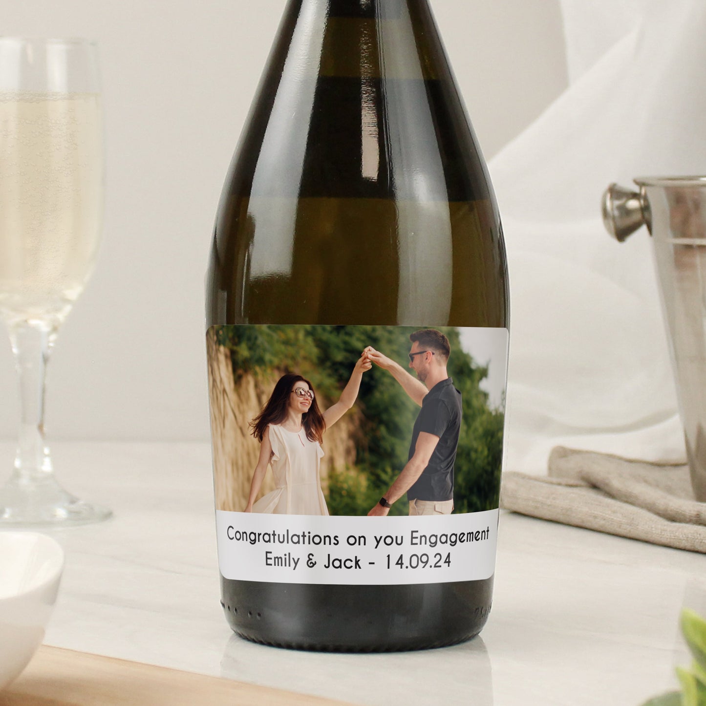 Personalised Photo Upload Bottle of Prosecco: 3 - Prosecco By Gift Moments