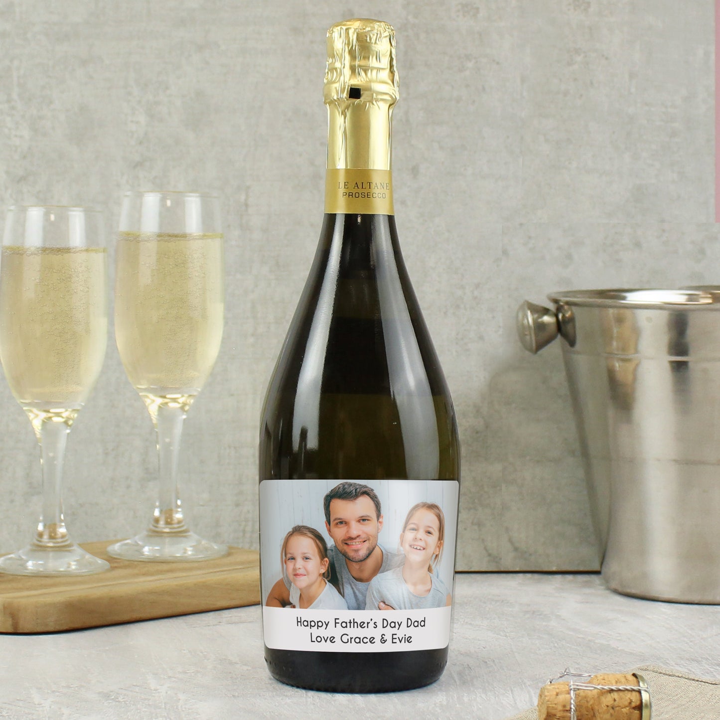 Personalised Photo Upload Bottle of Prosecco: 1 - Prosecco By Gift Moments