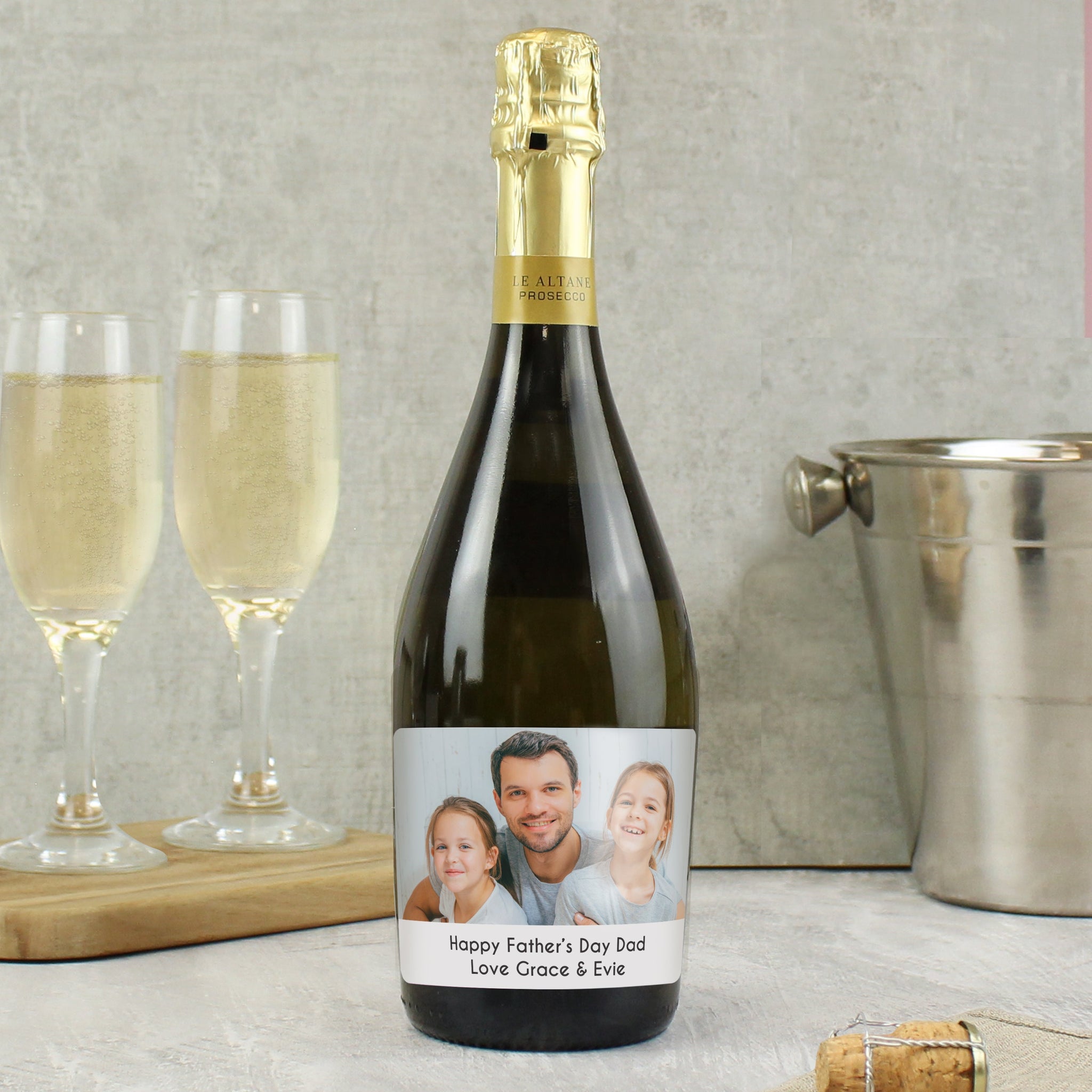 Personalised Photo Upload Bottle of Prosecco: 1 - Prosecco By Gift Moments