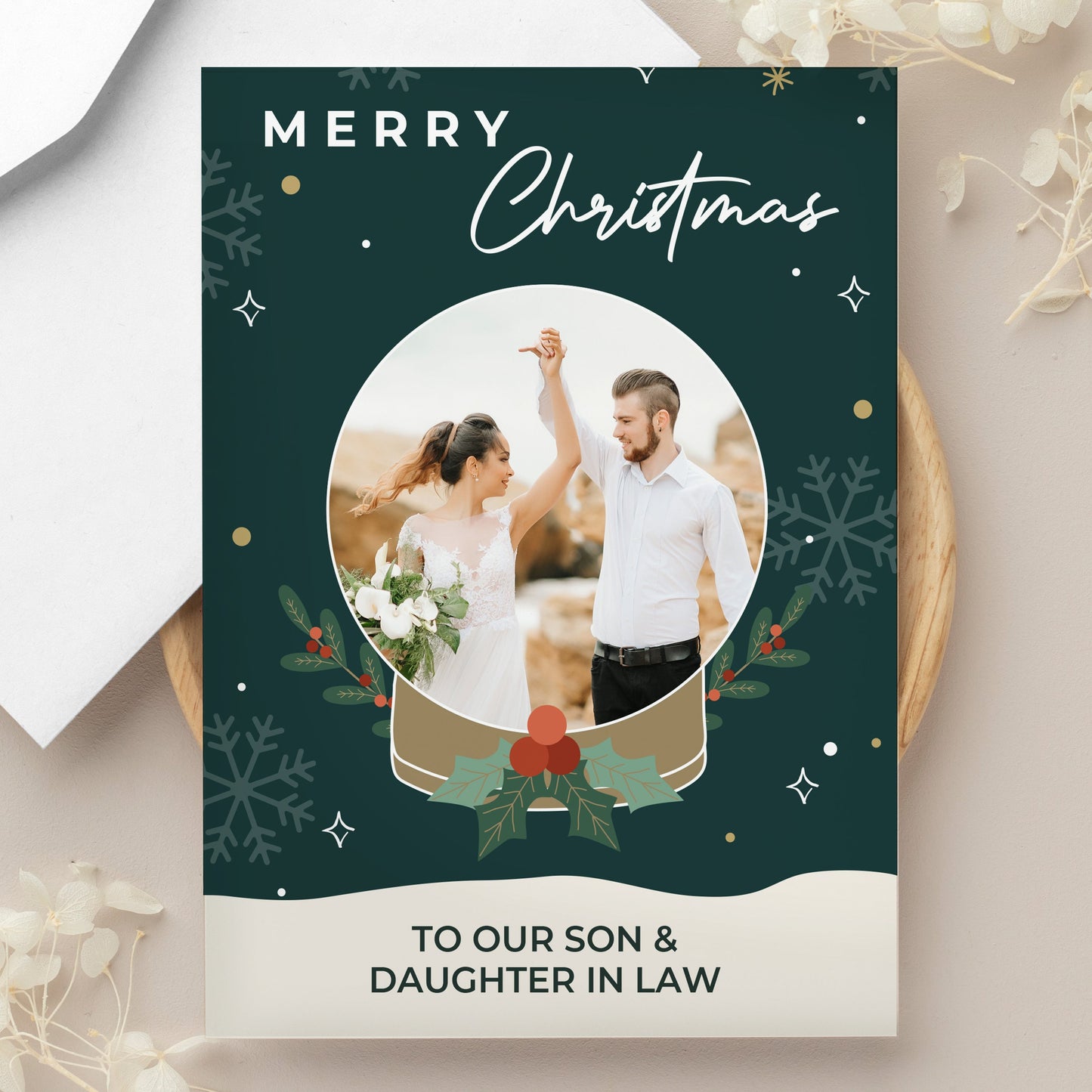 Personalised Photo Upload Christmas Card: 8 - Greeting Cards By Gift Moments