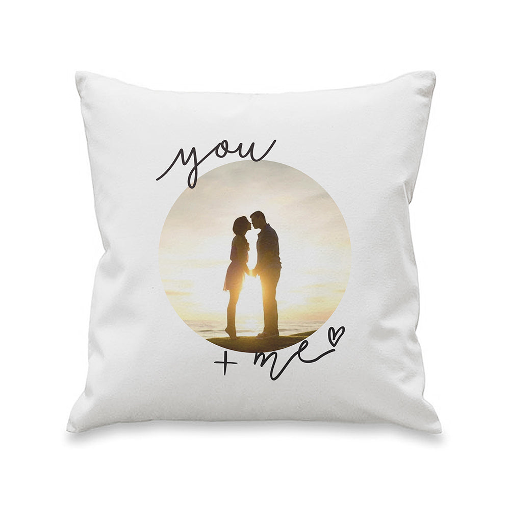 Personalised You & Me Photo Upload Cushion: 4 - Cushions By Gift Moments