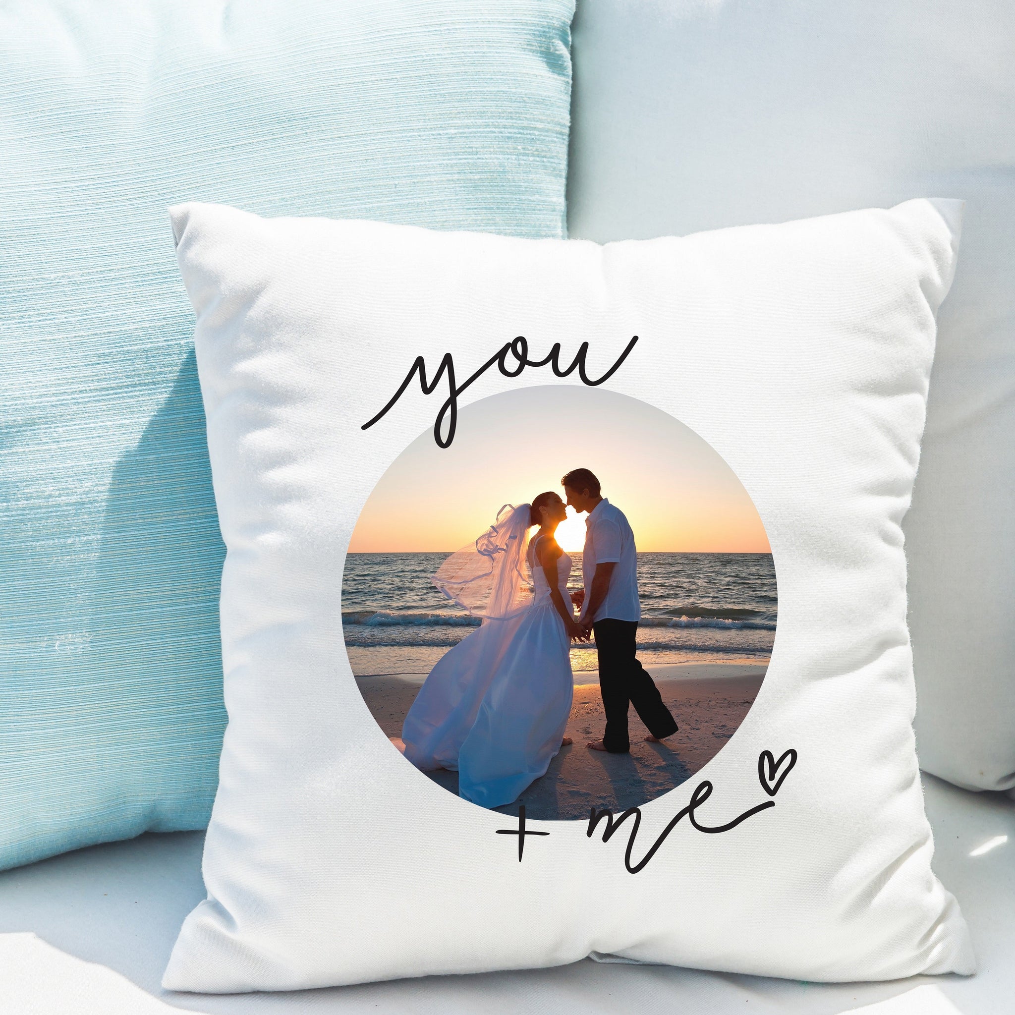 Personalised You & Me Photo Upload Cushion: 1 - Cushions By Gift Moments