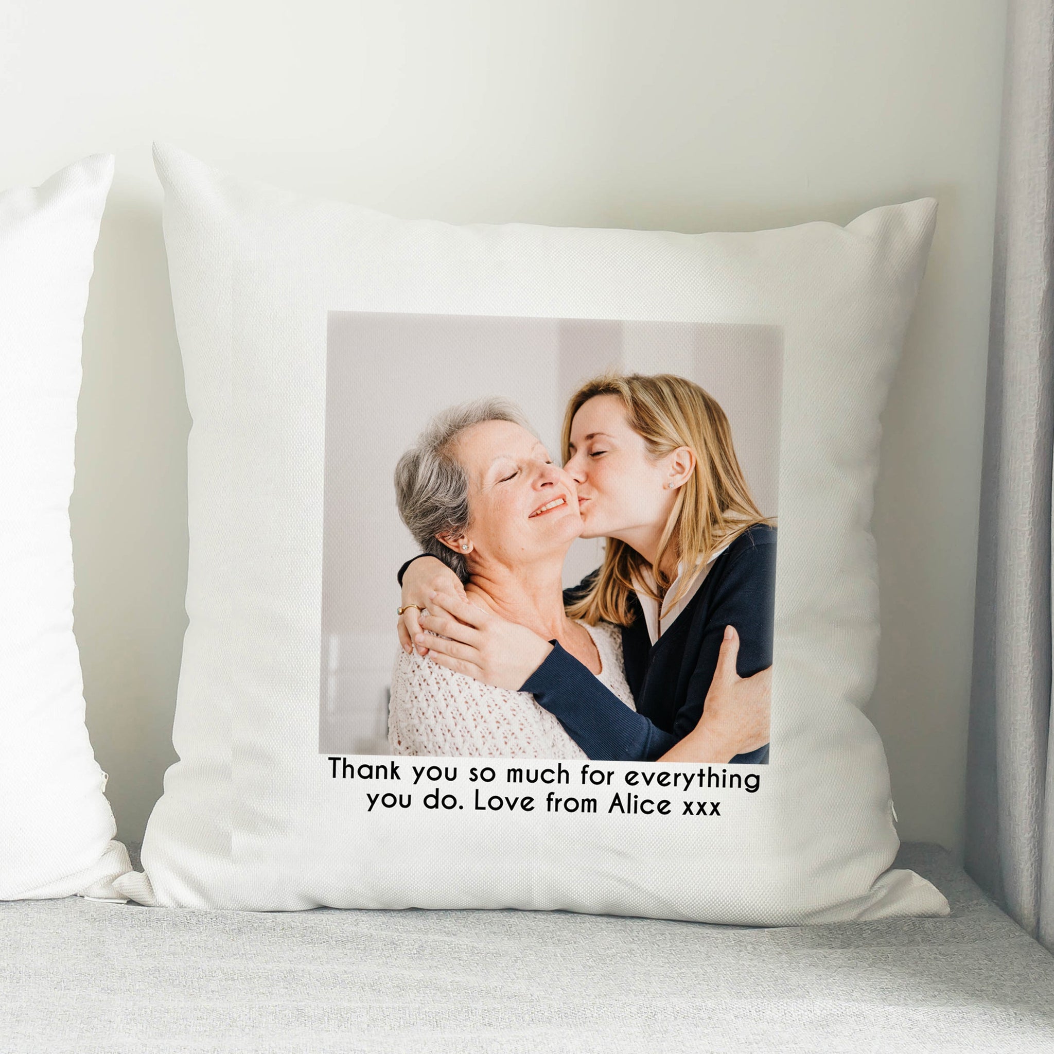 Personalised Photo Upload Cushion: 3 - Cushions By Gift Moments