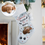 Personalised Photo Upload Dog Christmas Stocking: 2 - Christmas Stockings By Gift Moments