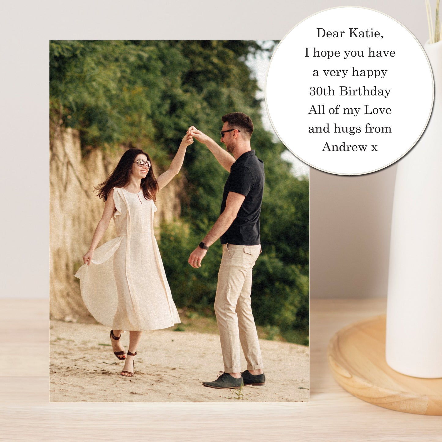 Personalised Photo Upload Greeting Card: 5 - Greeting Cards By Gift Moments