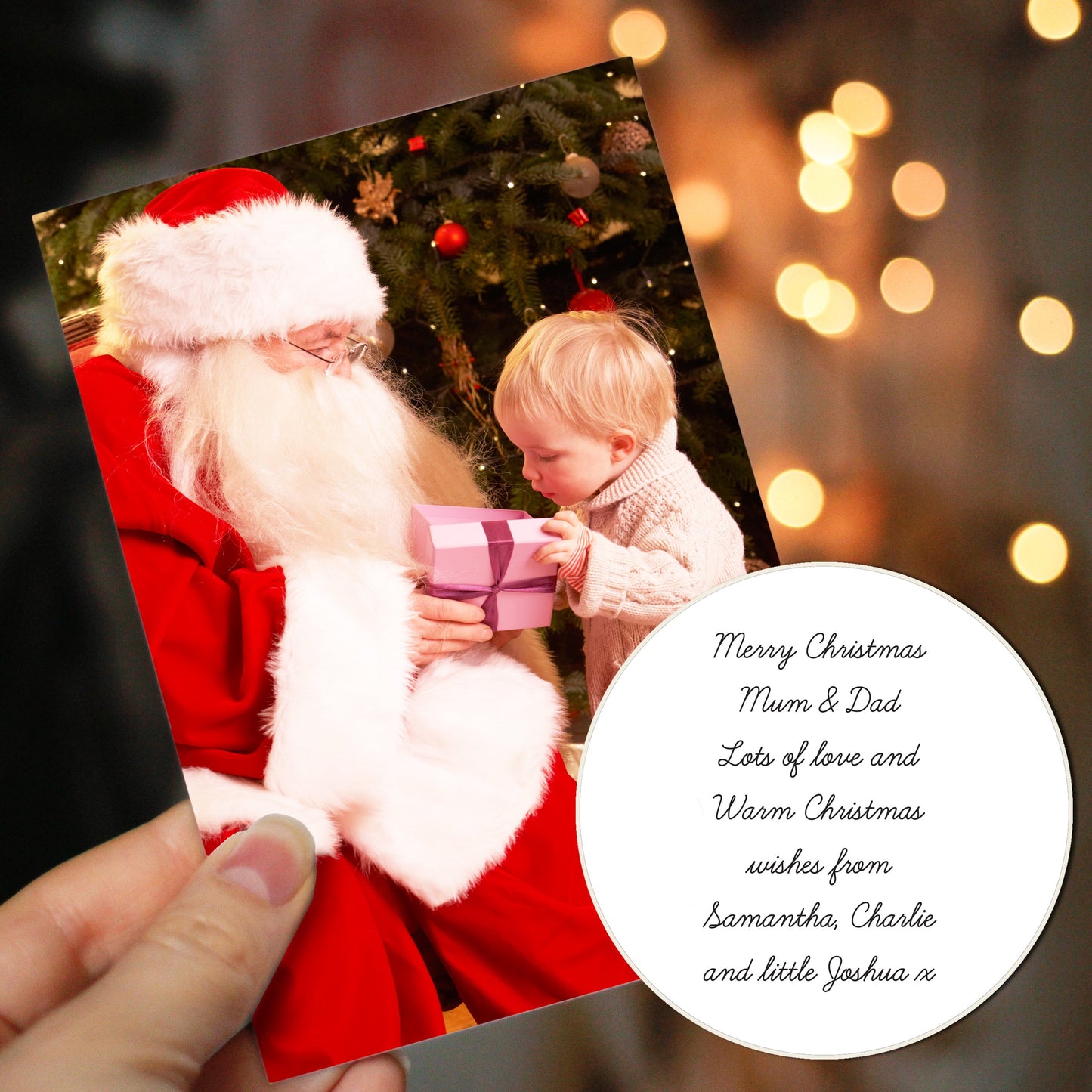 Personalised Photo Upload Greeting Card: 4 - Greeting Cards By Gift Moments