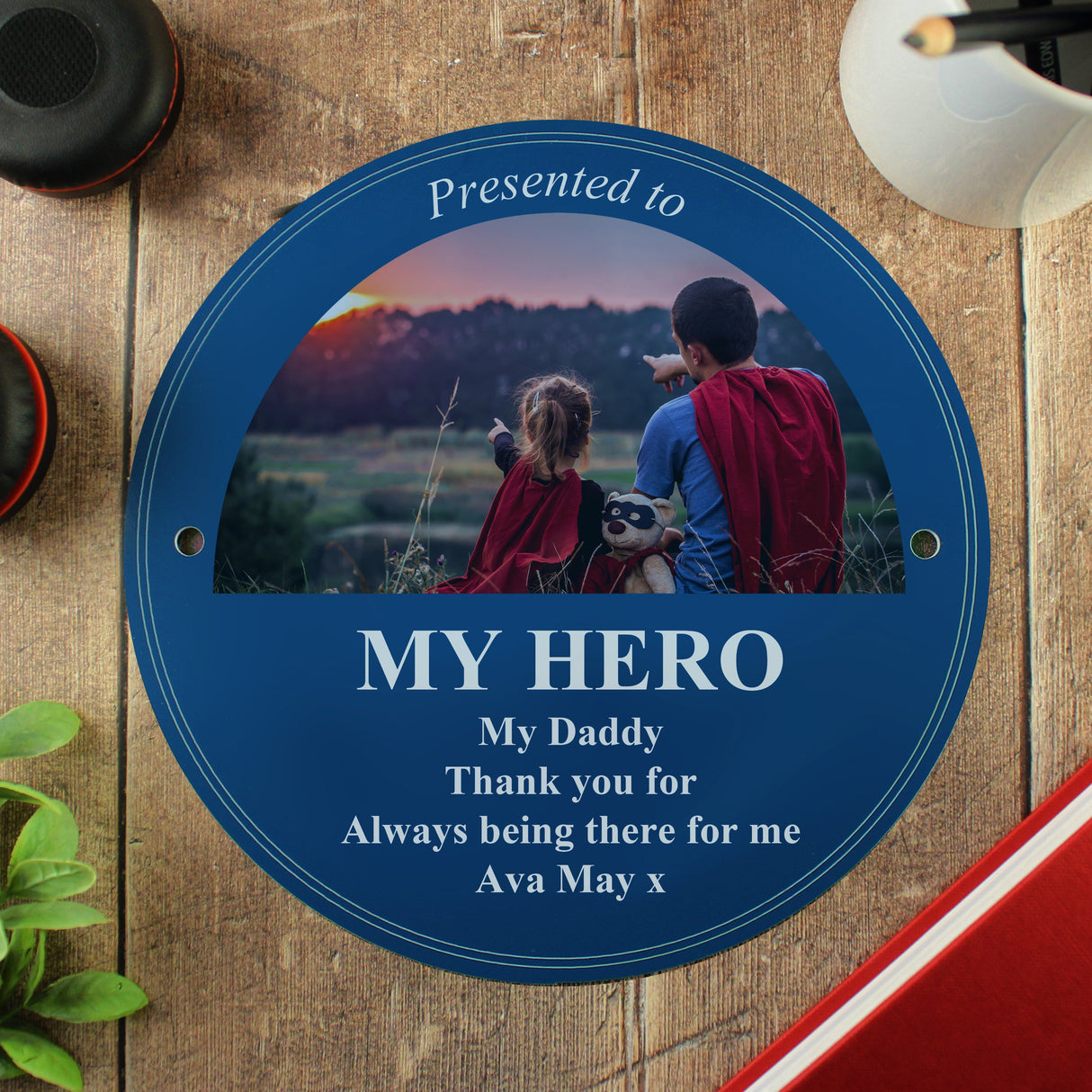 Personalised Photo Upload Heritage Plaque: 2 - Signs & Plaques By Gift Moments