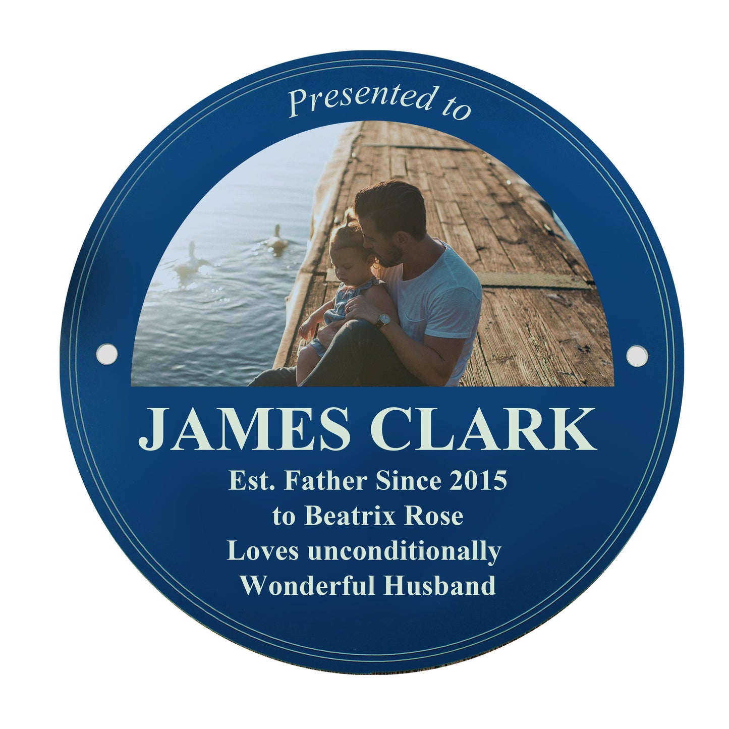 Personalised Photo Upload Heritage Plaque: 5 - Signs & Plaques By Gift Moments