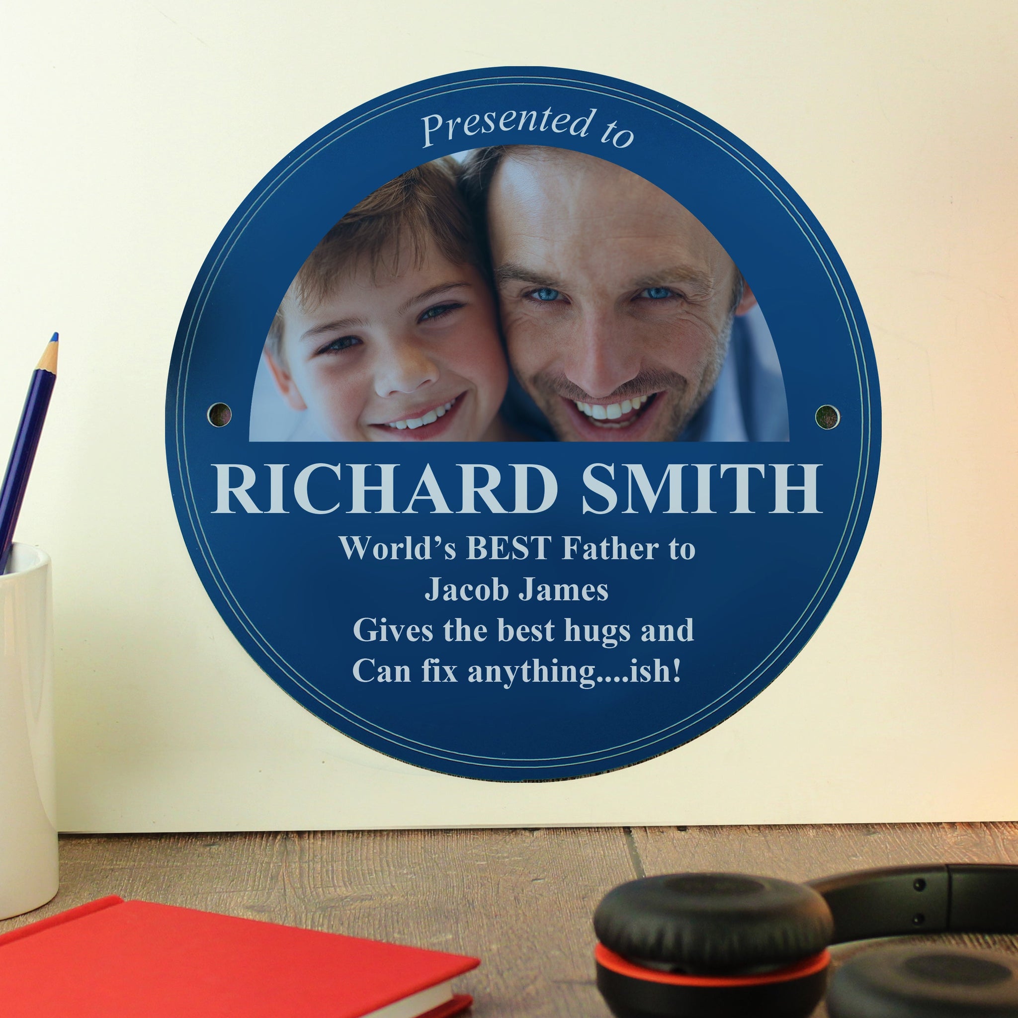 Personalised Photo Upload Heritage Plaque: 3 - Signs & Plaques By Gift Moments