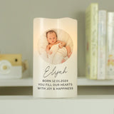 Personalised Photo Upload LED Candle: 4 - LED Lighting By Gift Moments