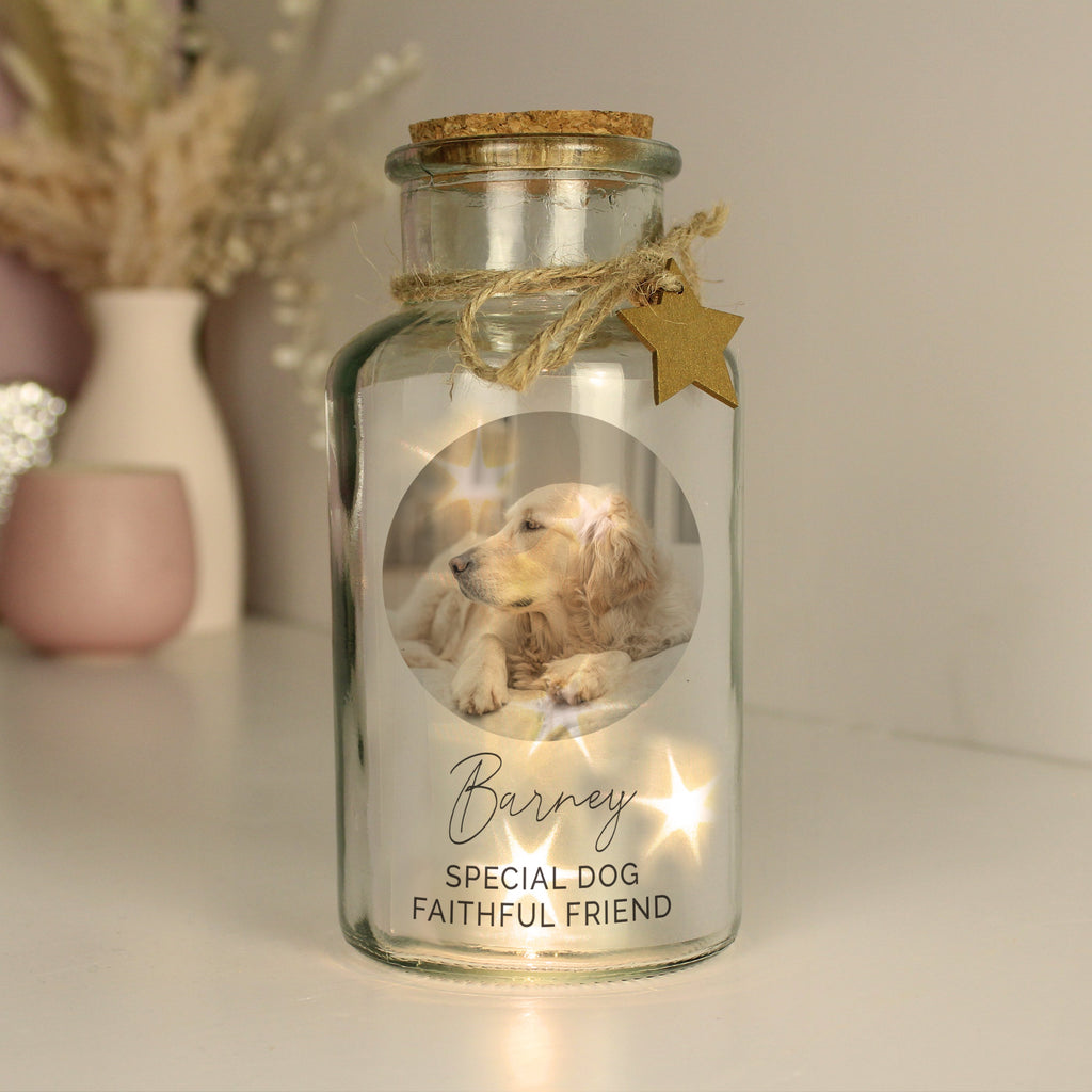 Personalised Photo Upload LED Glass Jar - Shop LED Lighting At Gift Moments - 7