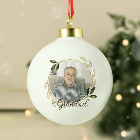 Personalised Photo Upload Memorial Bauble: 1 - Christmas Baubles By Gift Moments