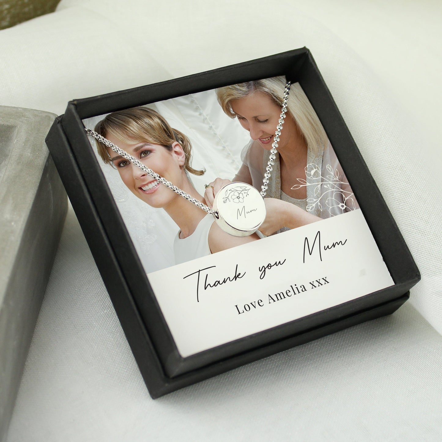 Personalised Photo Upload Necklace and Box: 7 - Necklaces By Gift Moments
