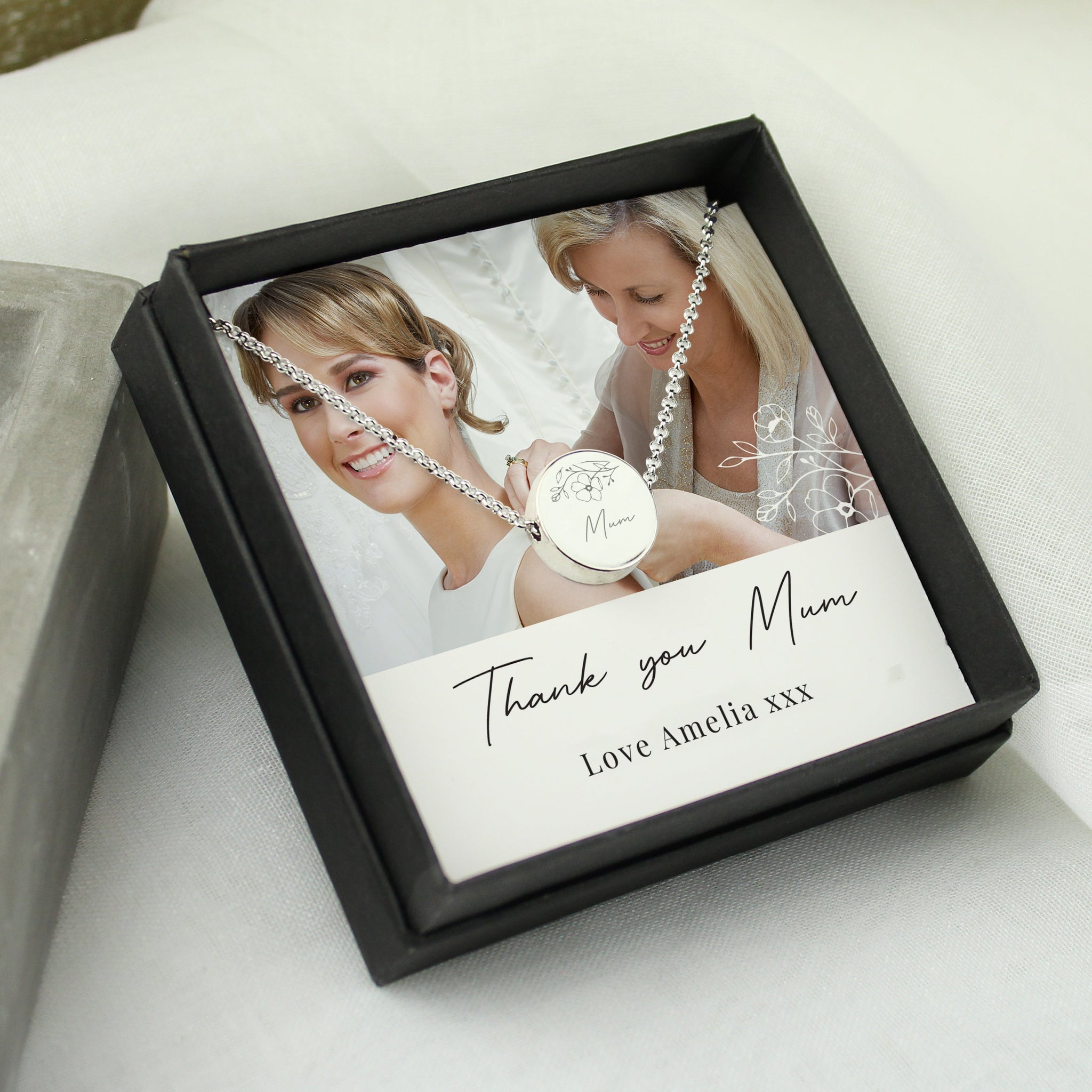 Personalised Photo Upload Necklace and Box: 7 - Necklaces By Gift Moments