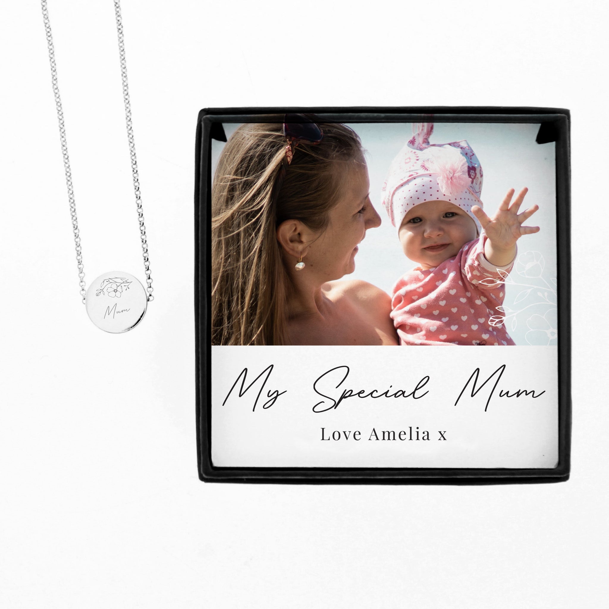 Personalised Photo Upload Necklace and Box: 5 - Necklaces By Gift Moments