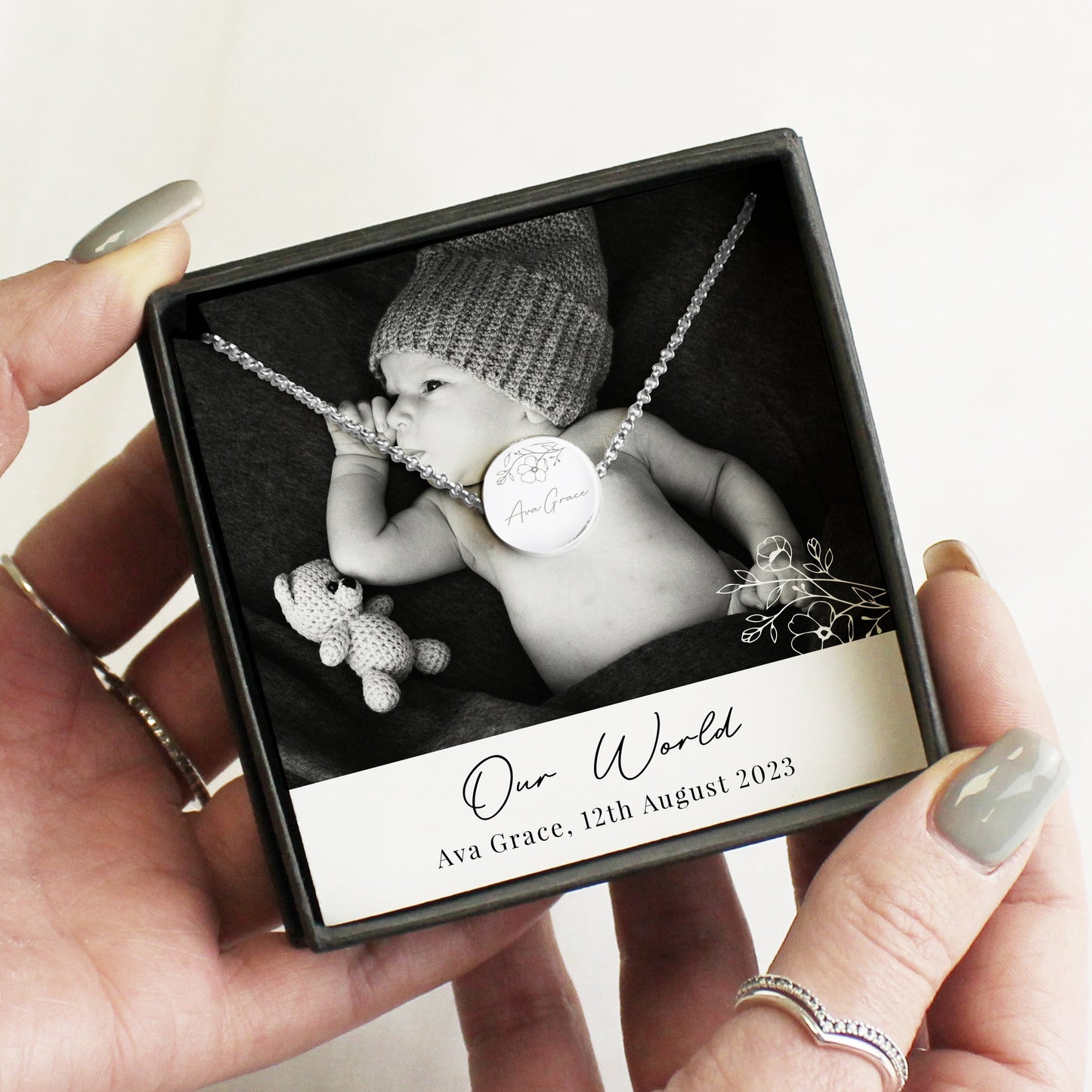 Personalised Photo Upload Necklace and Box: 2 - Necklaces By Gift Moments