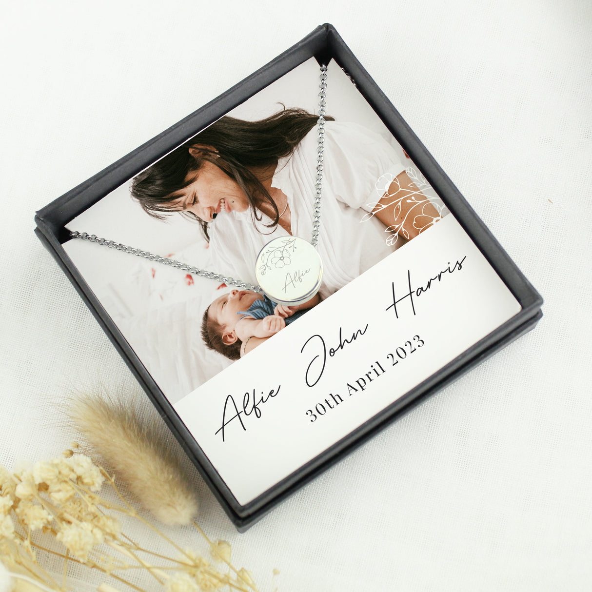 Personalised Photo Upload Necklace and Box: 8 - Necklaces By Gift Moments