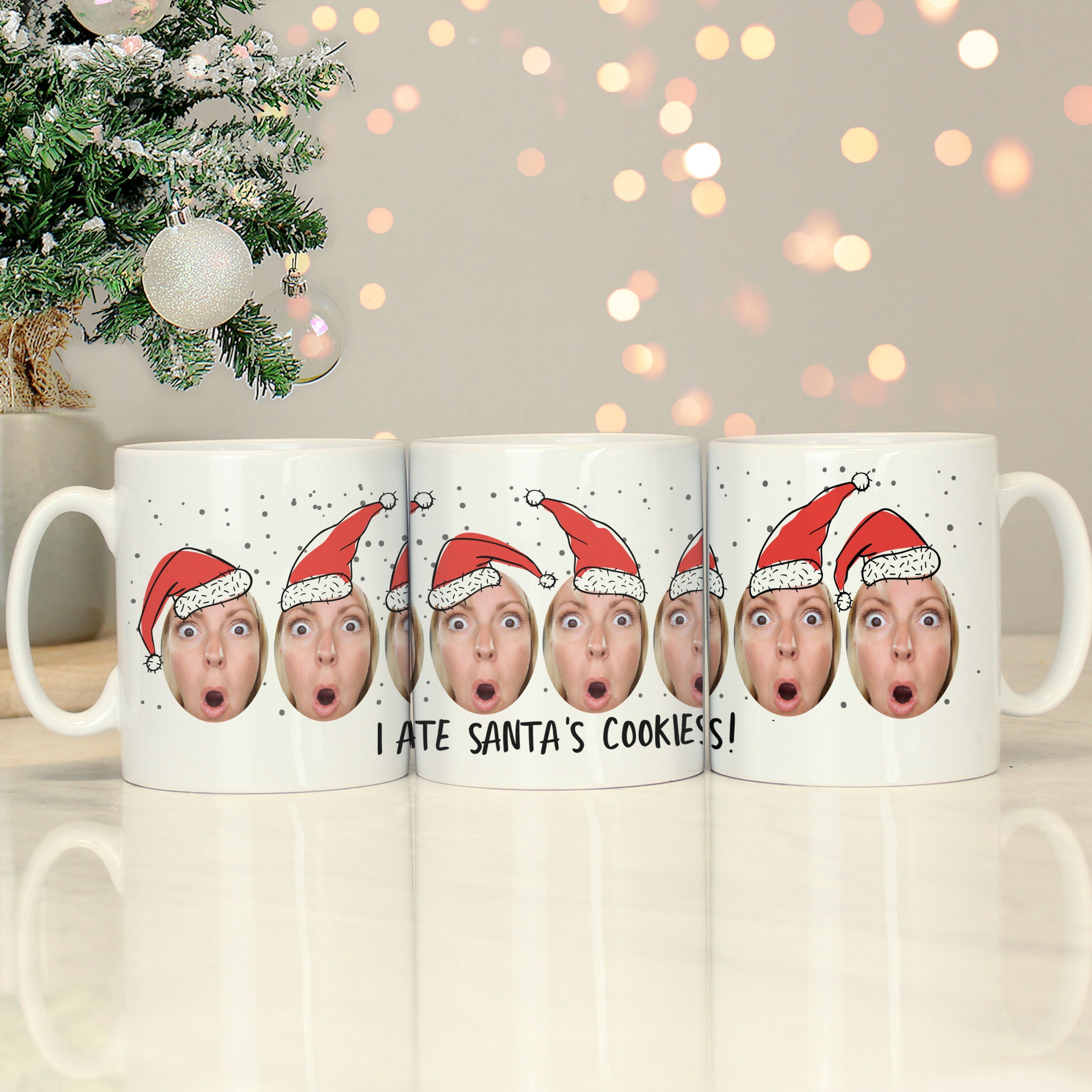 Personalised Photo Upload Santa Mug - Shop Mugs At Gift Moments - 3