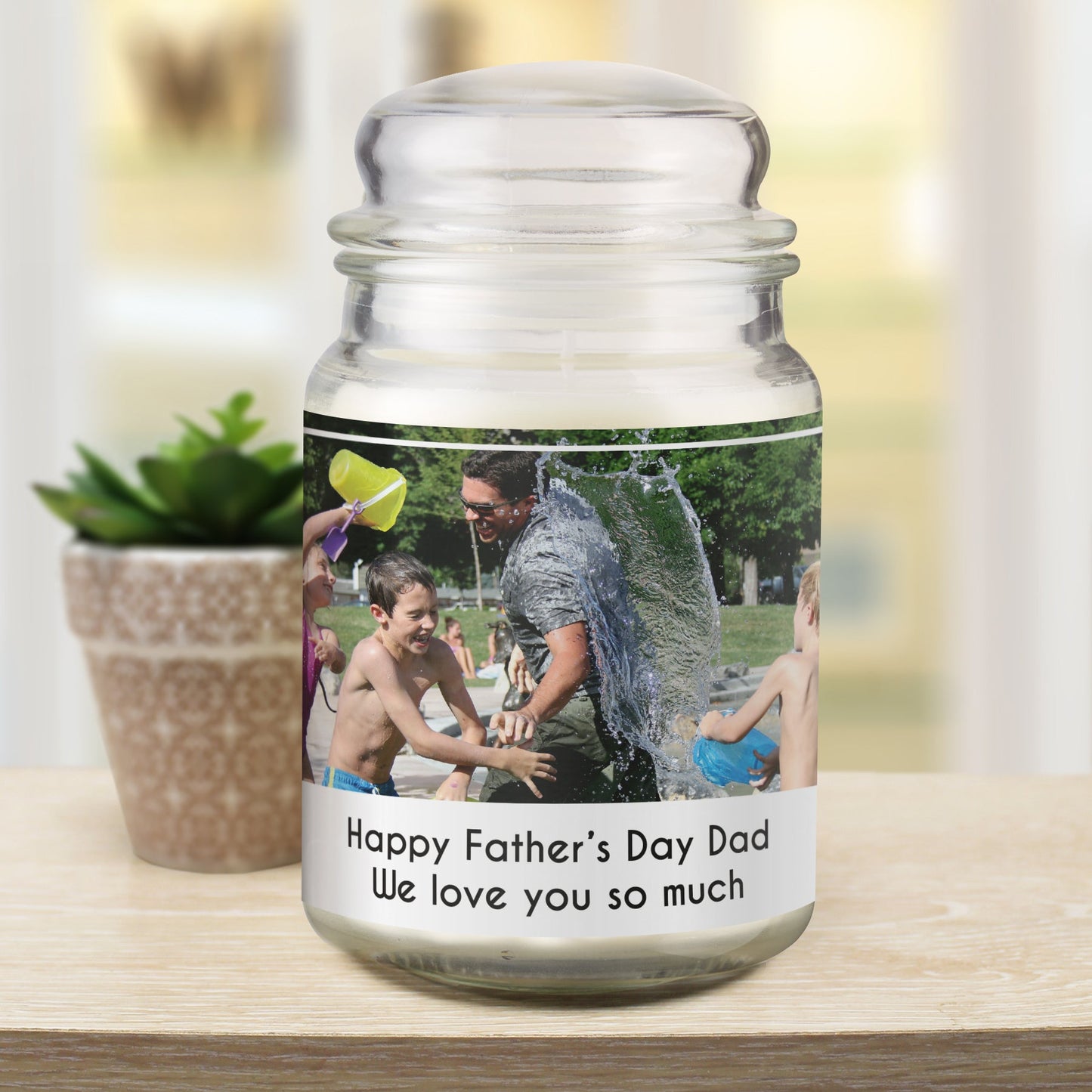 Personalised Photo Upload Scented Jar Candle: 5 - Candles By Gift Moments