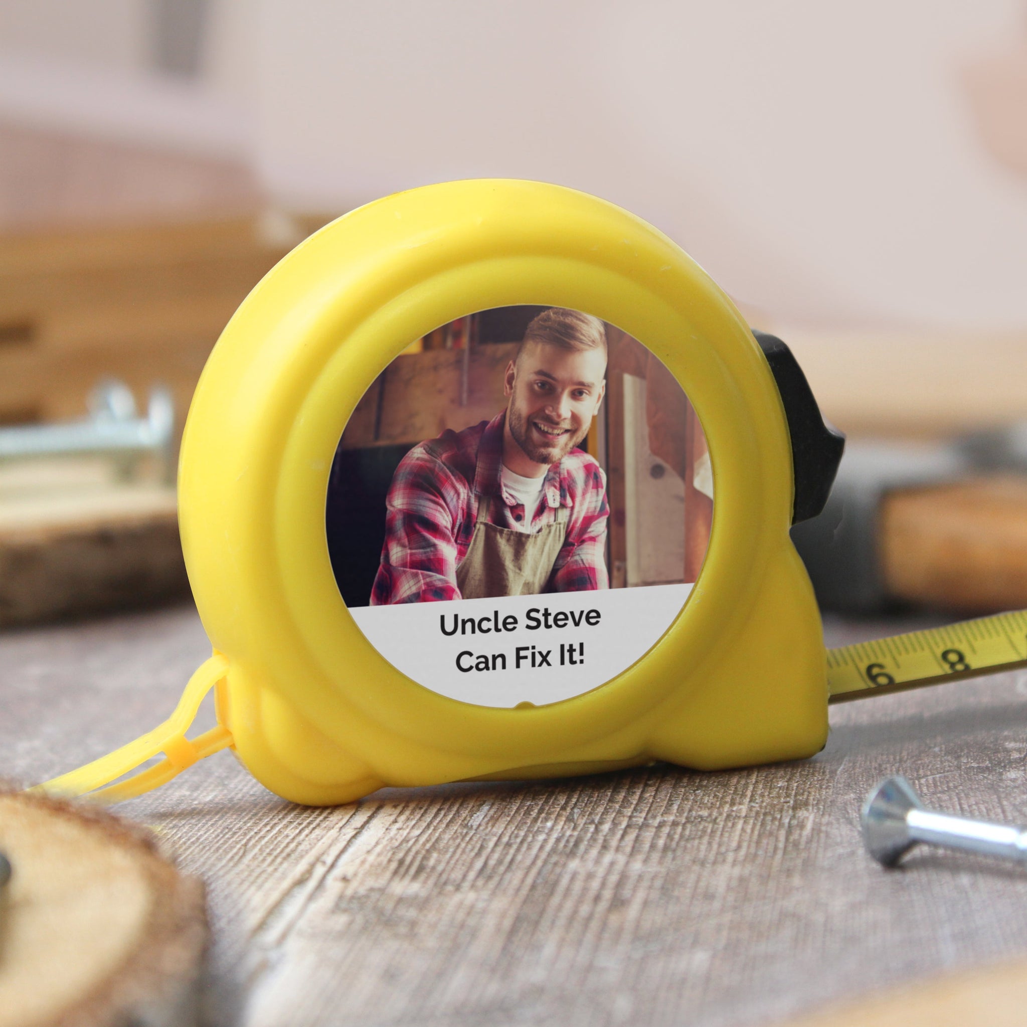 Personalised Photo Upload Tape Measure: 3 - Tools & Storage By Gift Moments