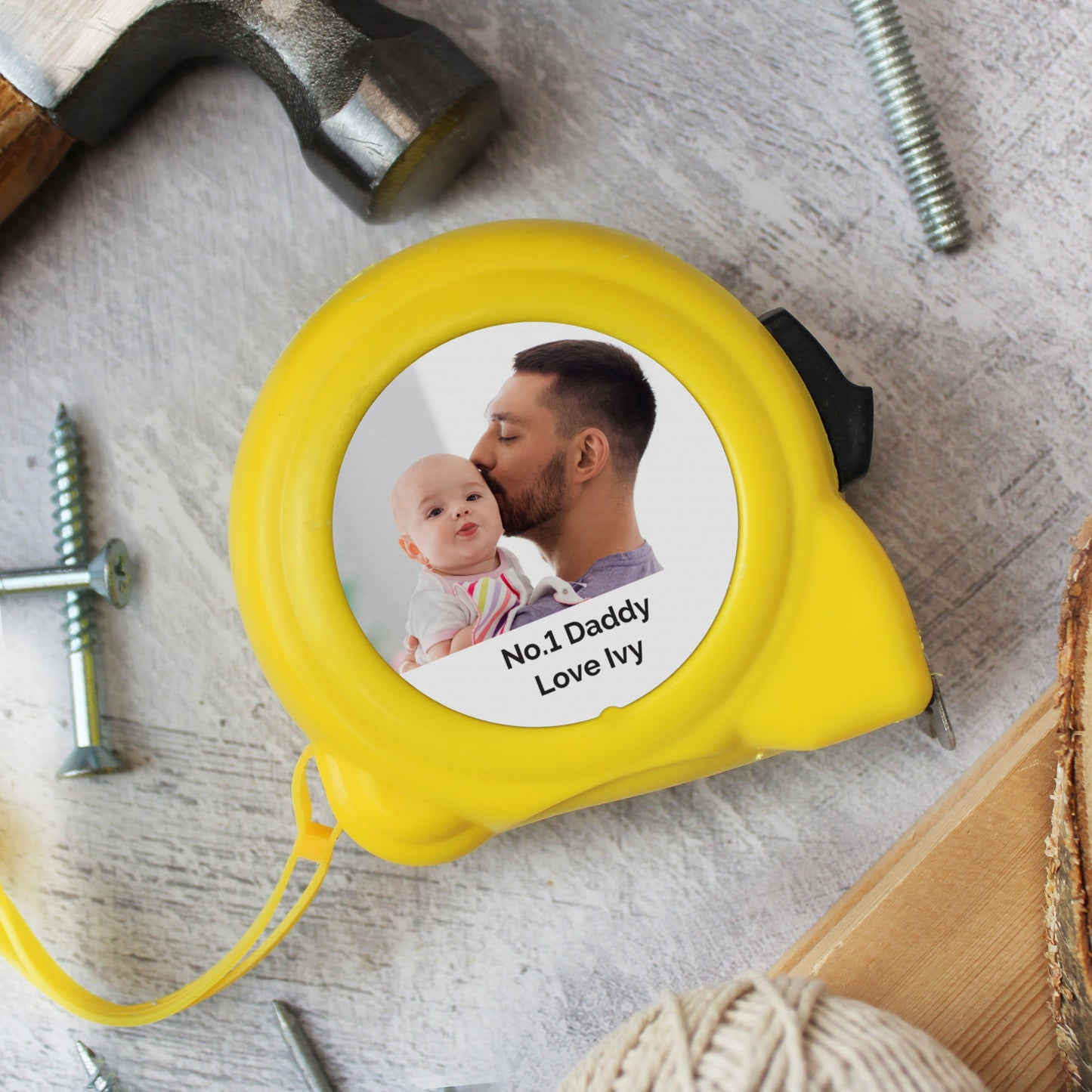 Personalised Photo Upload Tape Measure: 4 - Tools & Storage By Gift Moments