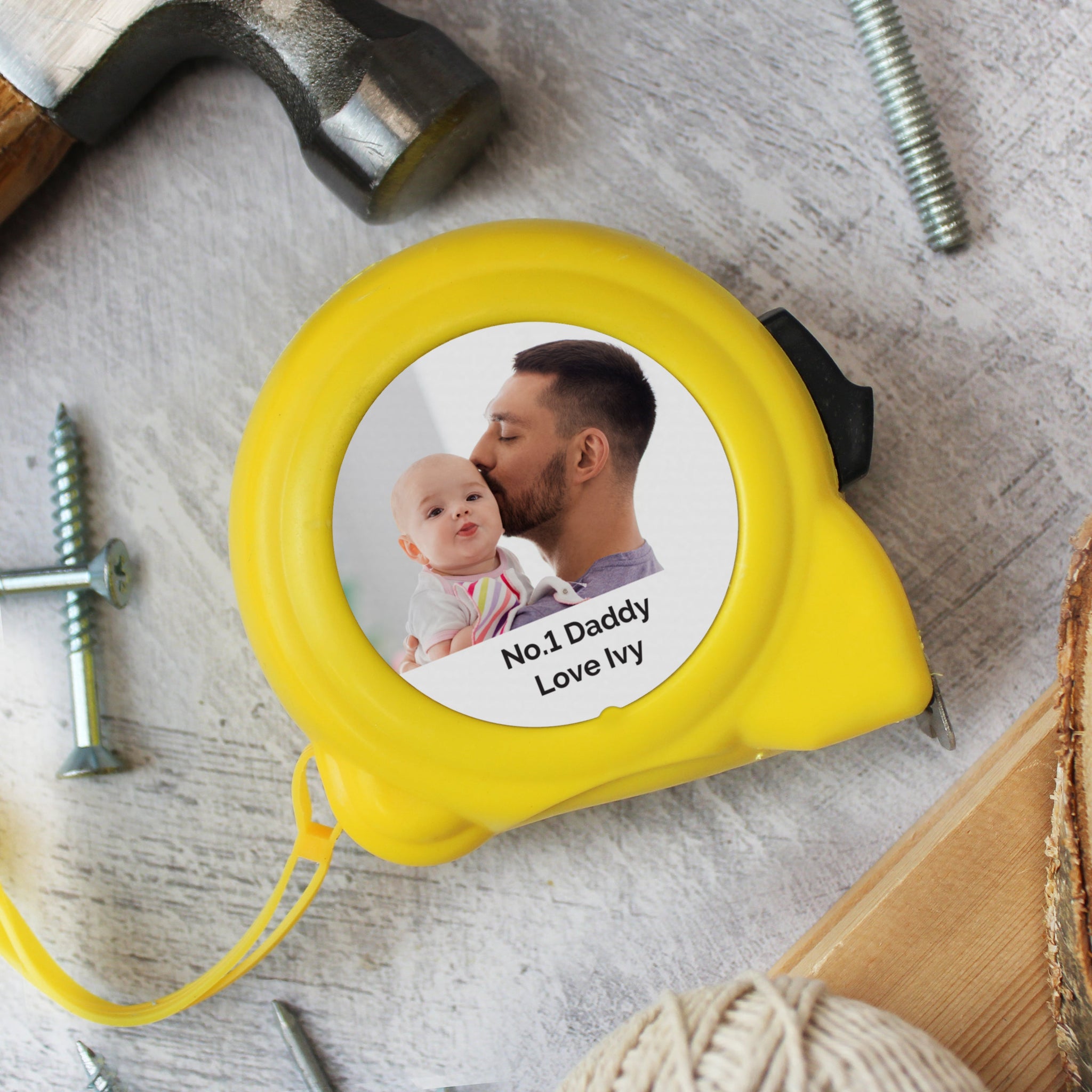 Personalised Photo Upload Tape Measure: 4 - Tools & Storage By Gift Moments