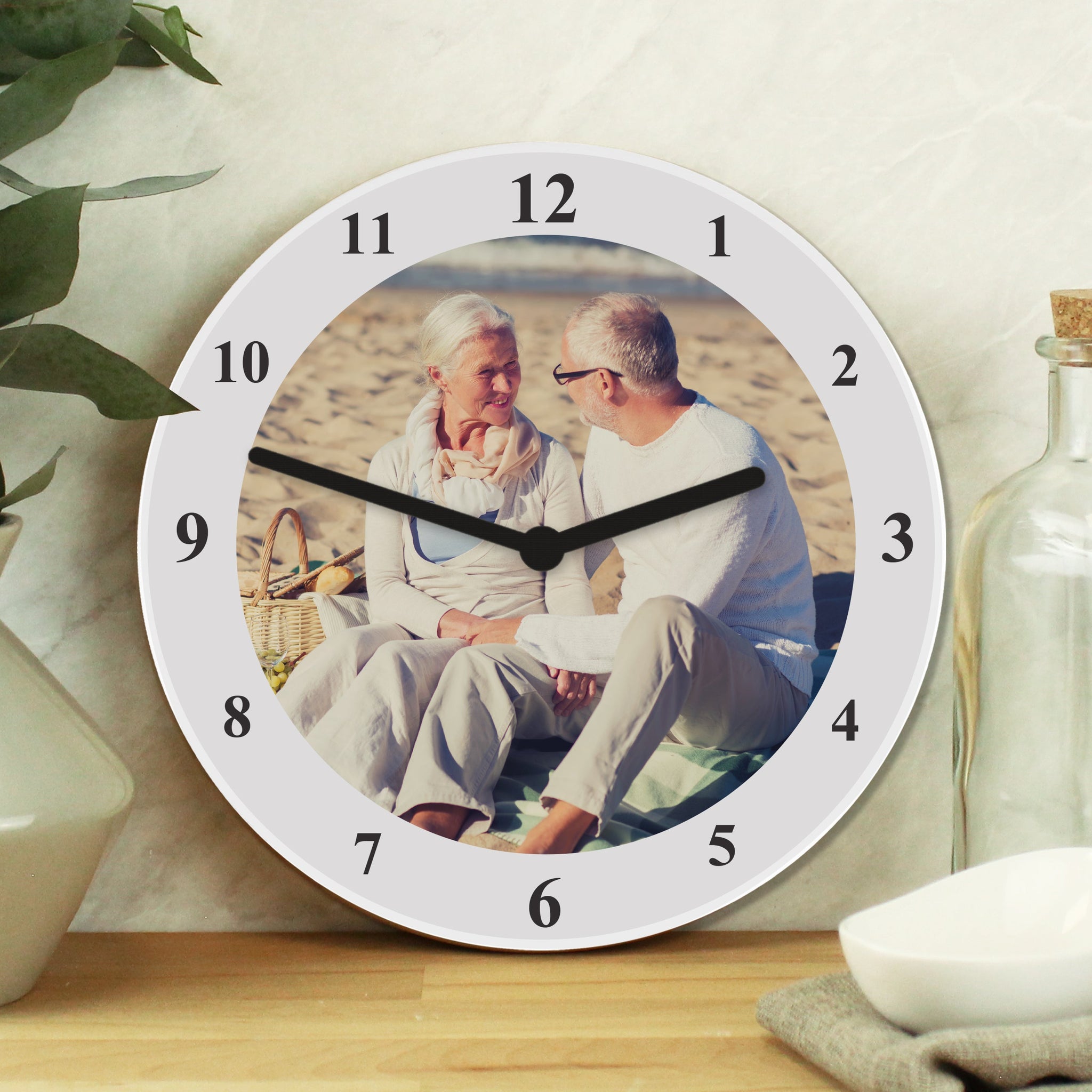 Personalised Photo Upload Wall Clock: 4 - Clocks By Gift Moments
