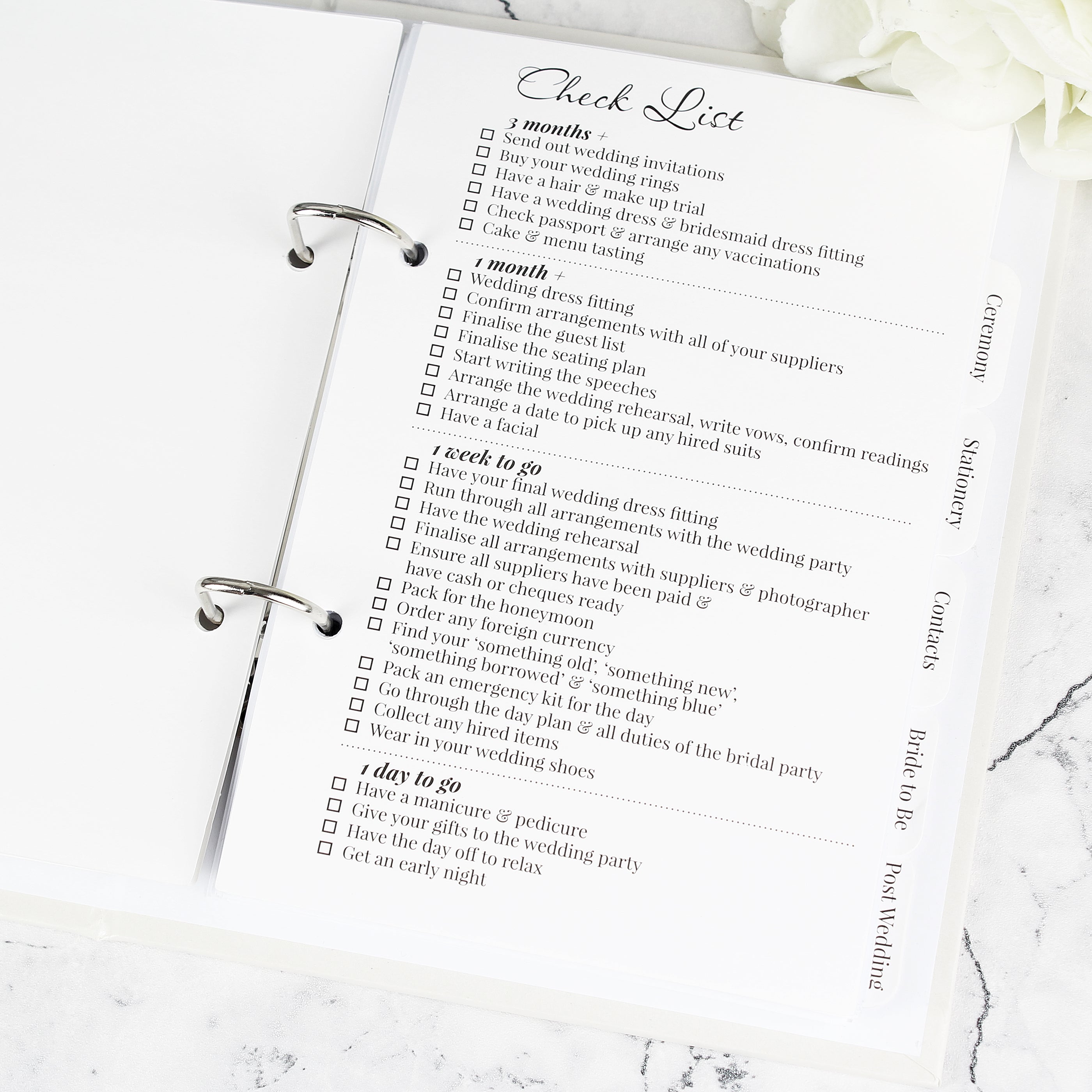 Personalised Photo Upload Wedding Planner - Shop Calendars & Planners At Gift Moments - 9