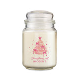 Personalised Pink Christmas Tree Large Candle Jar: 4 - Candles By Gift Moments