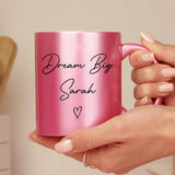 Personalised Pink Glitter Mug - Shop At Gift Moments - 3
