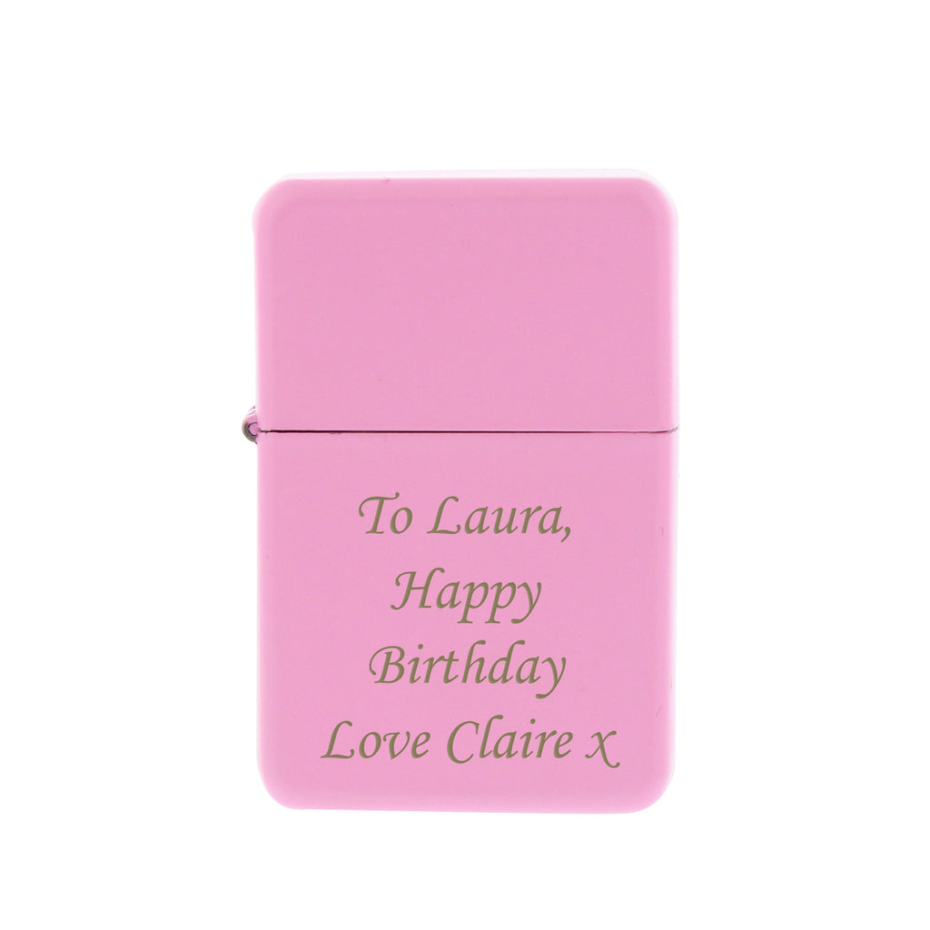 Personalised Pink Lighter - Shop Smoking Accessories At Gift Moments - 3