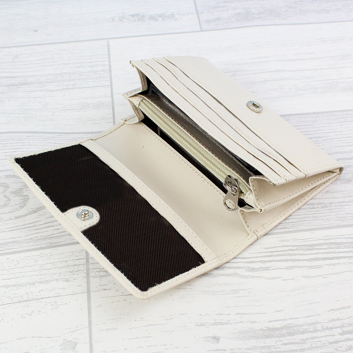 Personalised Pink Name Cream Leather Purse: 4 - Bags & Purses By Gift Moments