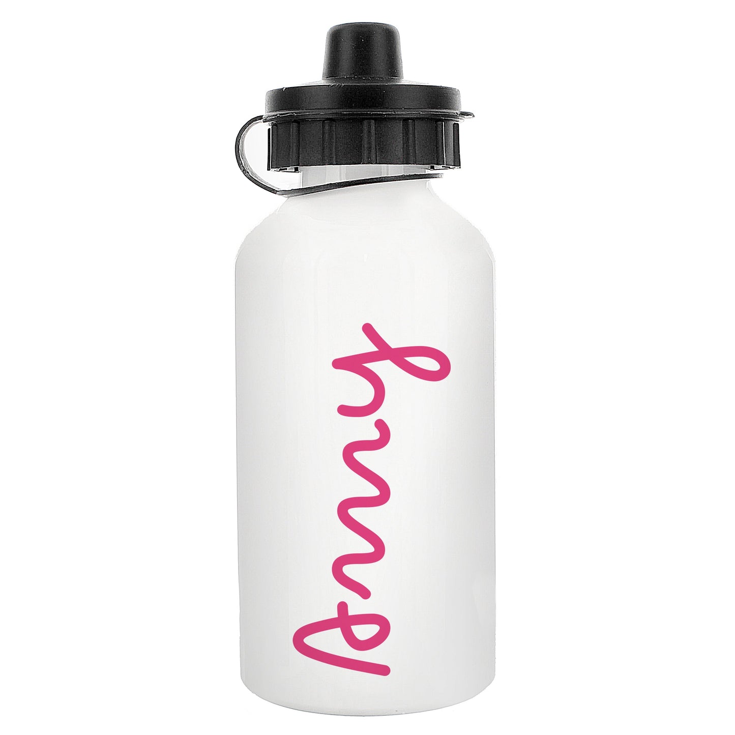 Personalised Pink Name Drinks Bottle: 4 - Kids Bottles By Gift Moments