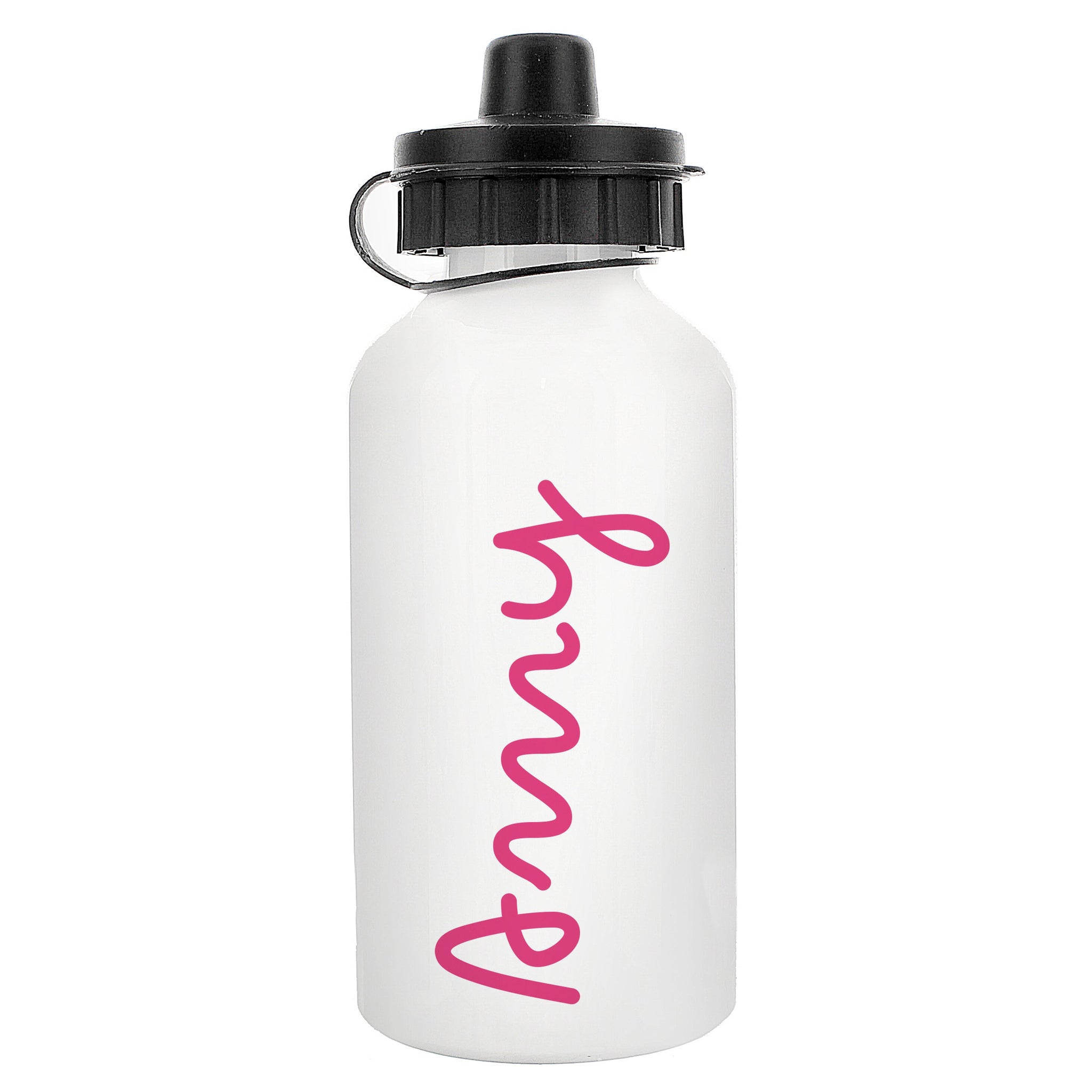Personalised Pink Name Drinks Bottle: 4 - Kids Bottles By Gift Moments
