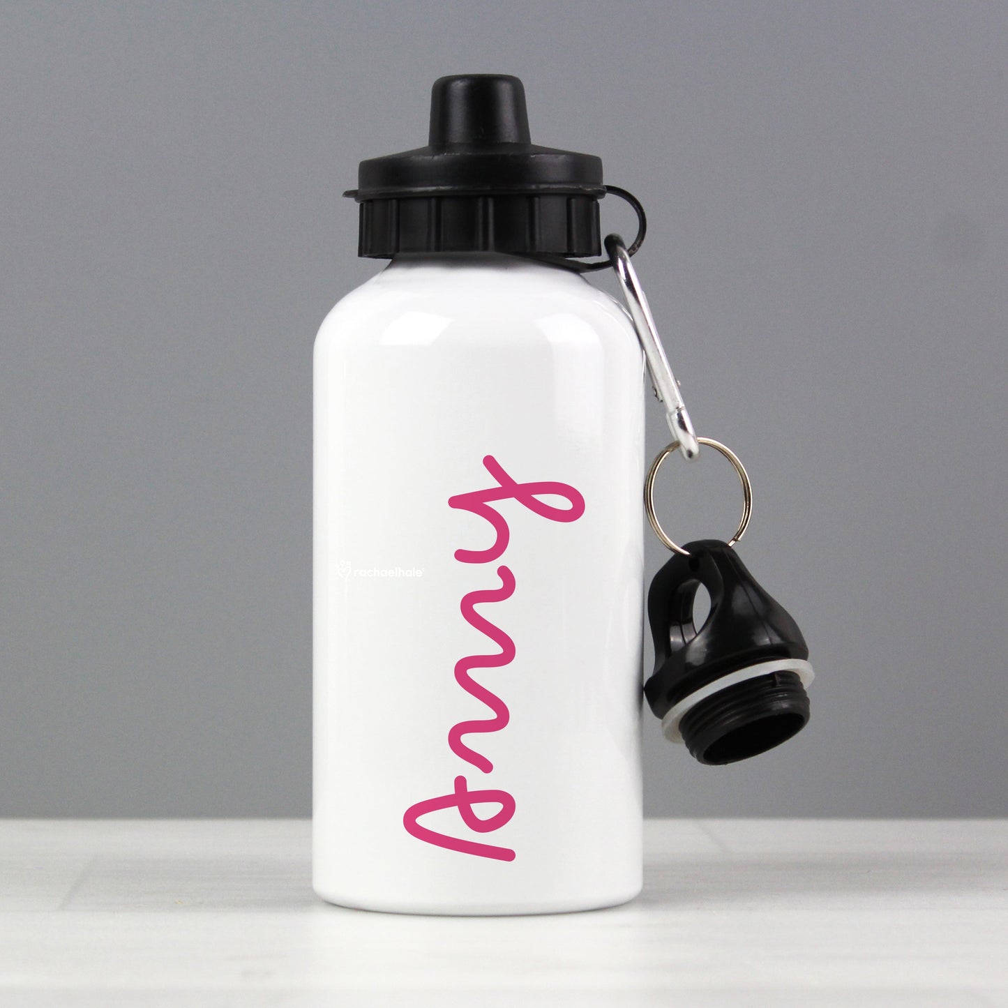 Personalised Pink Name Drinks Bottle: 2 - Kids Bottles By Gift Moments
