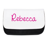 Personalised Pink Name Make Up Bag: 4 - Toiletry & Makeup Bags By Gift Moments