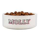 Personalised Pink Spots Name 14cm Medium Pet Bowl: 4 - Pet Products By Gift Moments