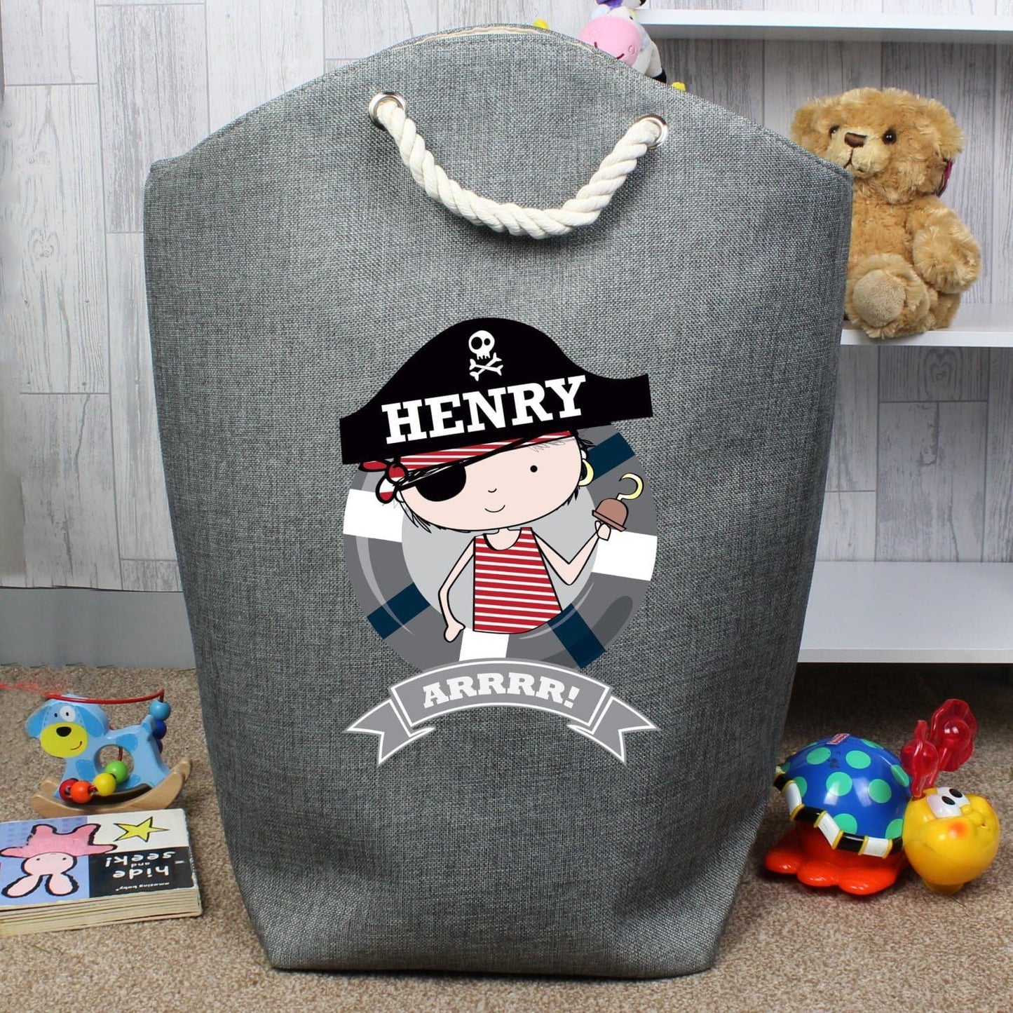 Personalised Pirate Storage Bag: 1 - Storage By Gift Moments