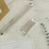 Personalised Plain Silver Plated Certificate Holder: 8 - Certificate Holders By Gift Moments