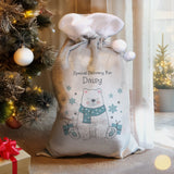 Personalised Polar Bear Christmas Sack: 2 - Christmas Sacks By Gift Moments