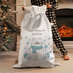 Personalised Polar Bear Christmas Sack - Shop Christmas Sacks At Gift Moments - 3