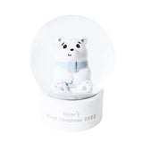 Personalised Polar Bear Any Name Snow Globe: 5 - Snow Globes By Gift Moments