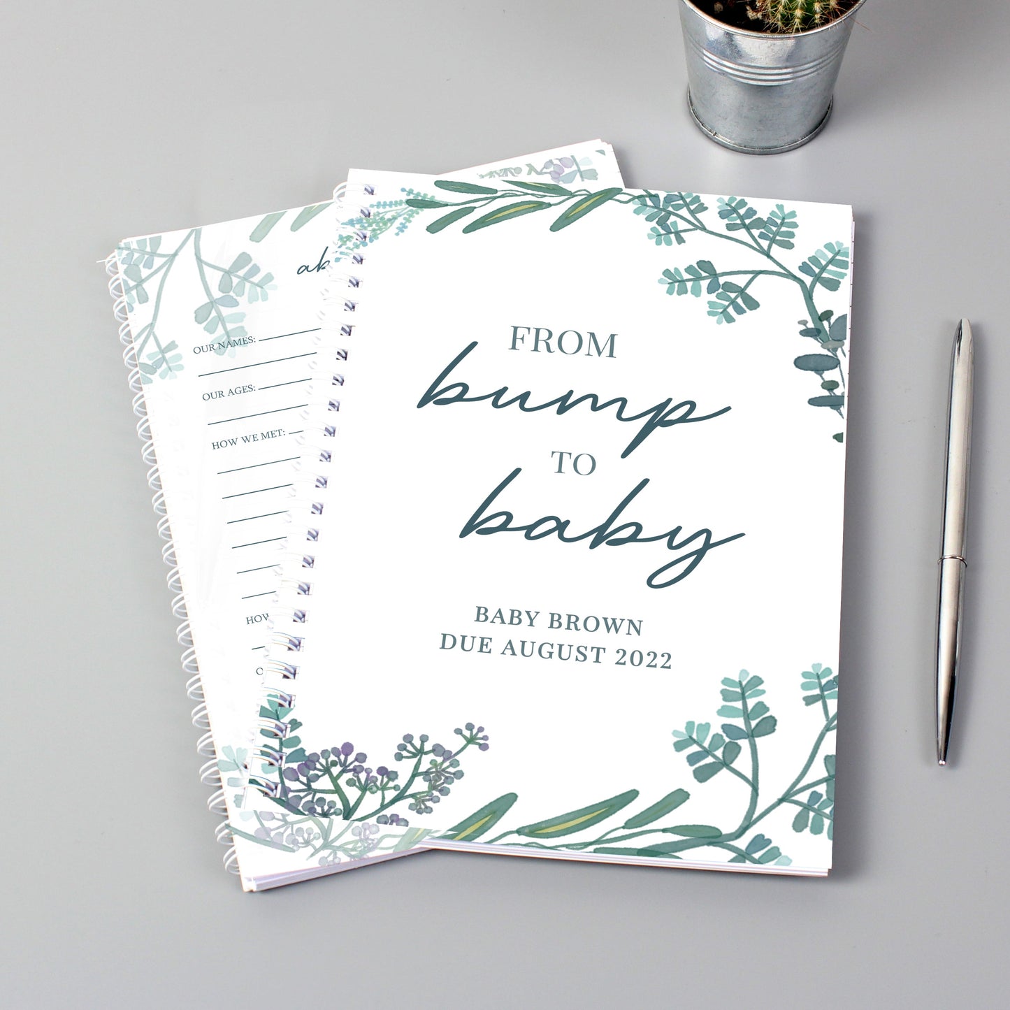 Personalised Pregnancy A5 Journal: 1 - Notebooks By Gift Moments