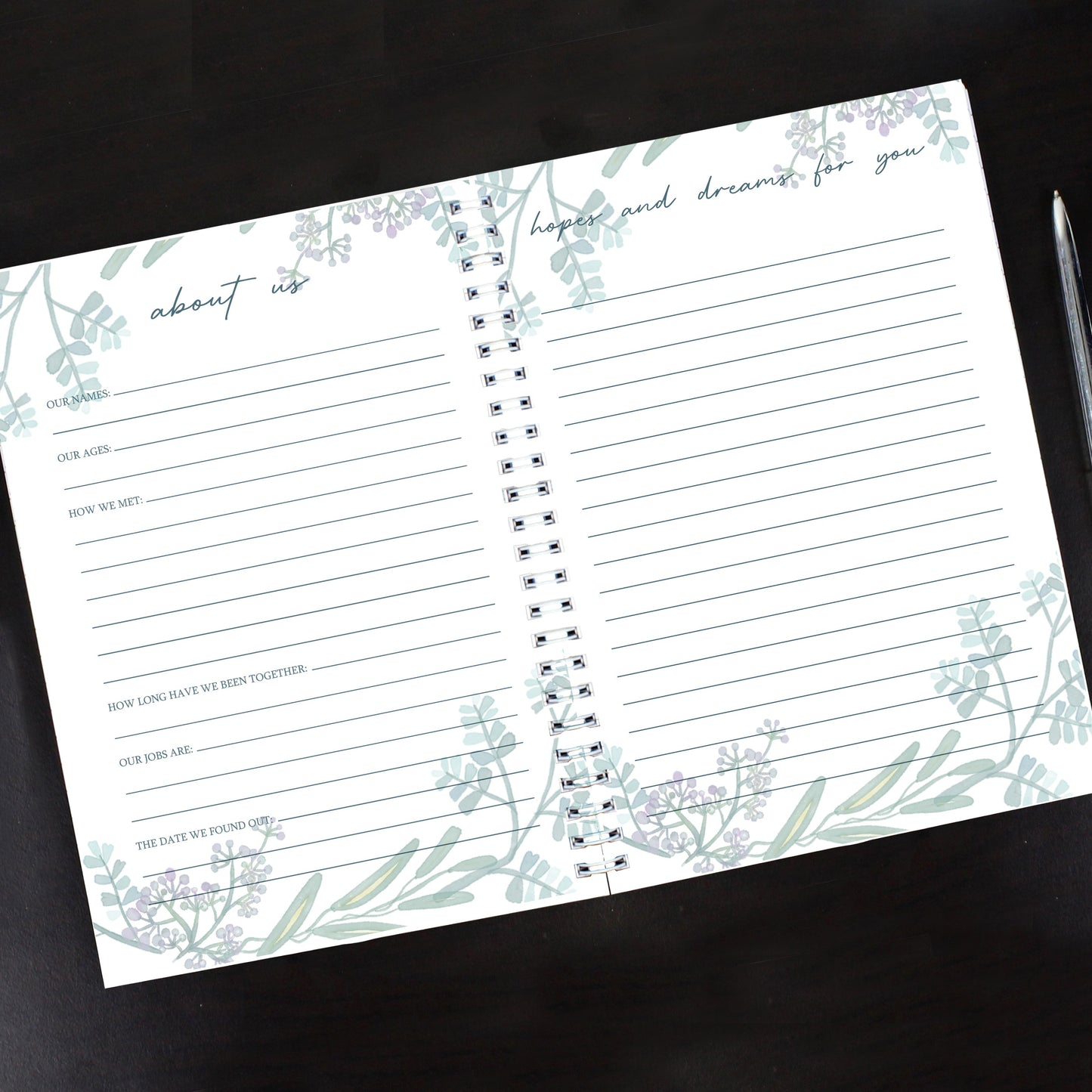 Personalised Pregnancy A5 Journal: 2 - Notebooks By Gift Moments