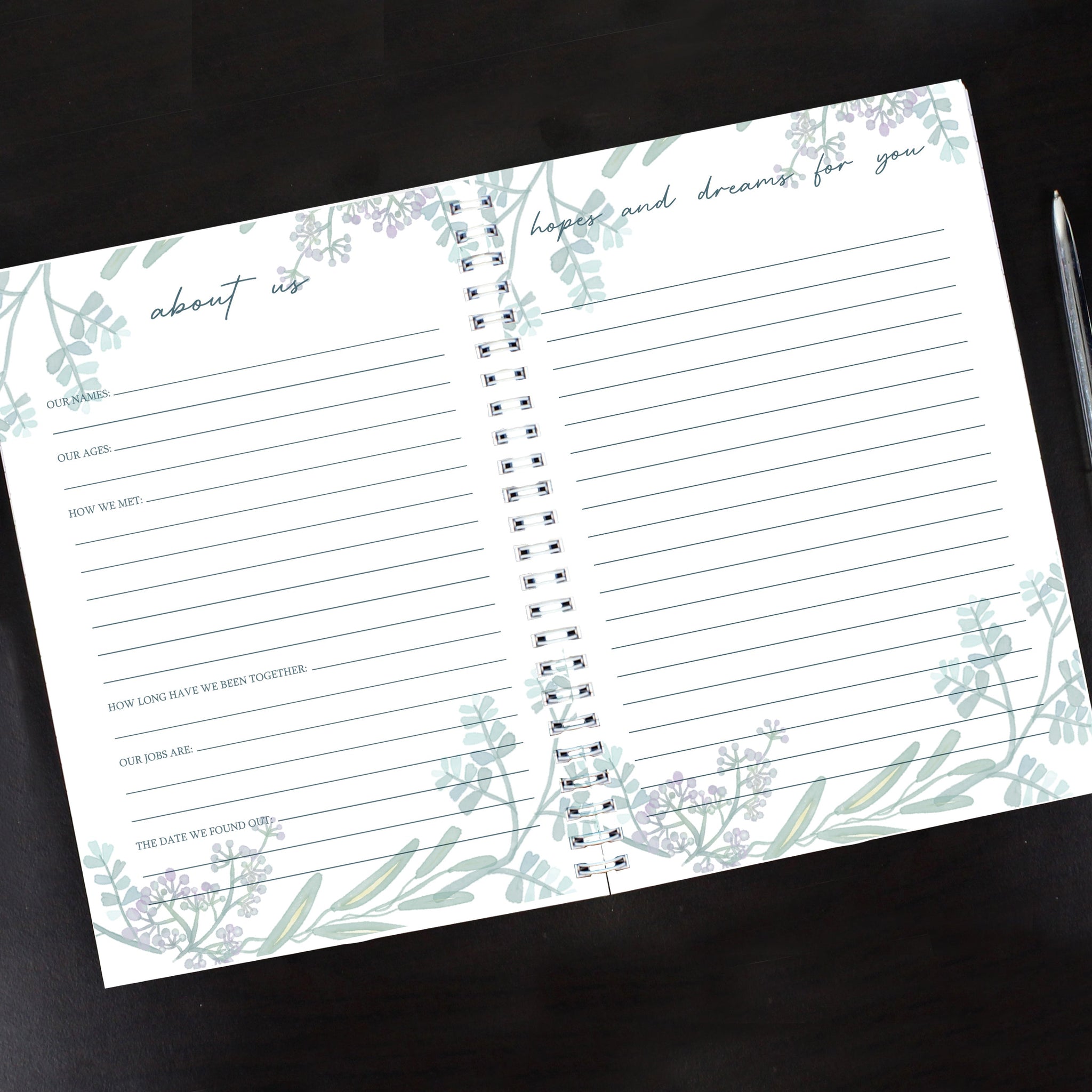 Personalised Pregnancy A5 Journal: 2 - Notebooks By Gift Moments