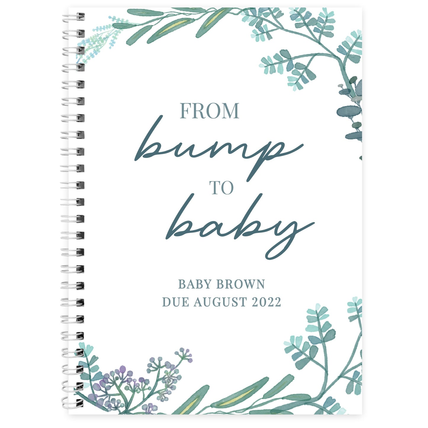 Personalised Pregnancy A5 Journal: 5 - Notebooks By Gift Moments